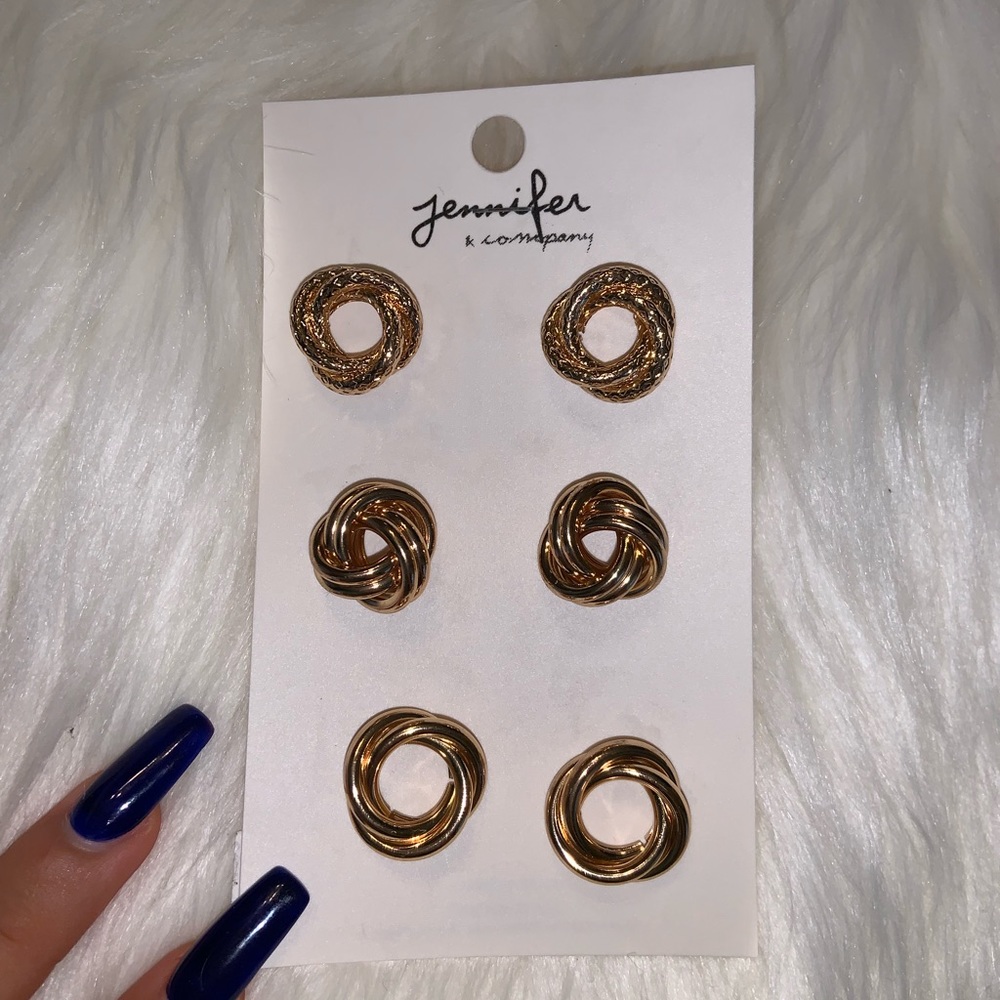 Gorgeous mixed earring stud set ✨